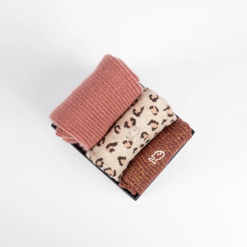 Coffret 3 chaussettes Rose sold by Billybelt
