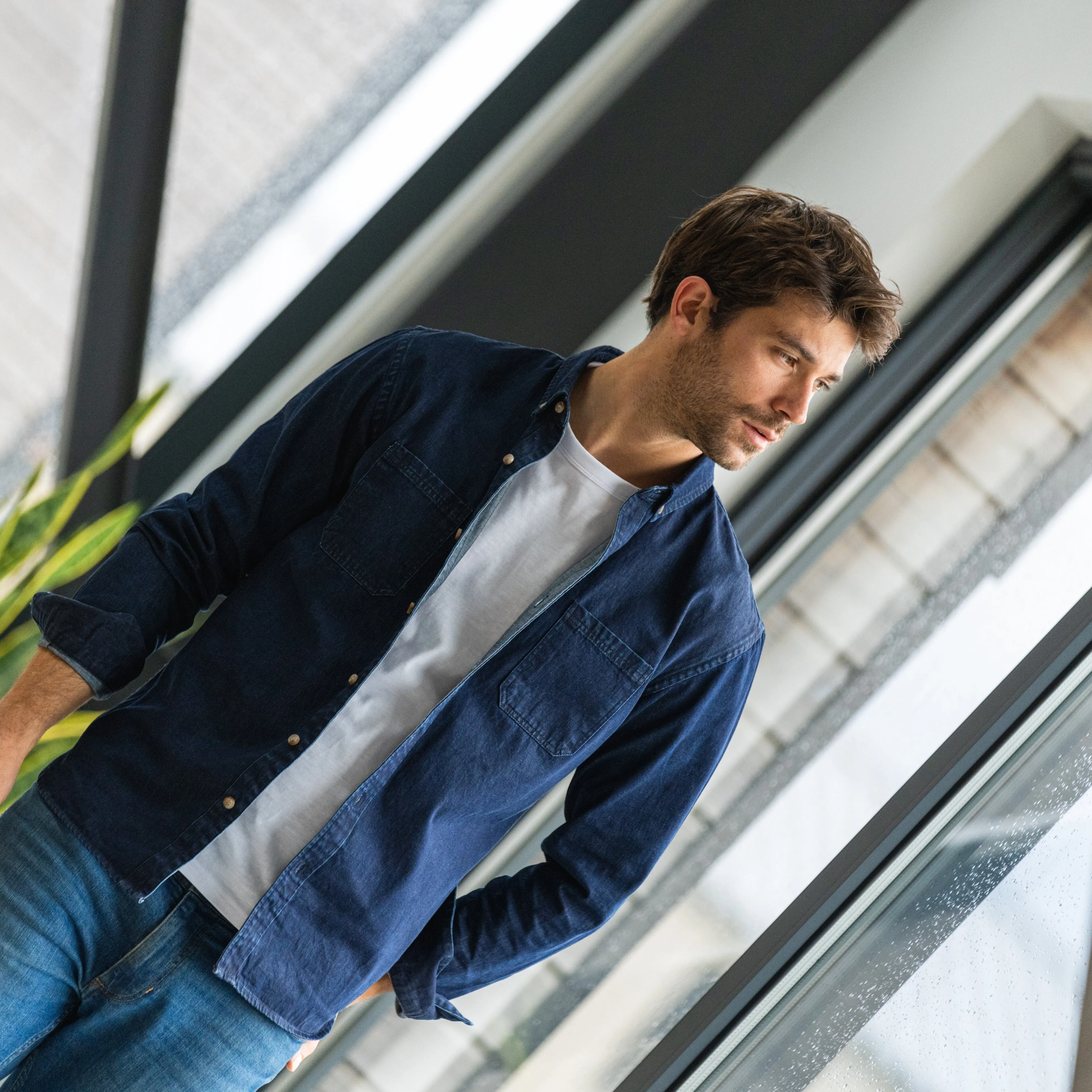 Chemise en denim - Bleu jeans sold by Billybelt product image thumbnail 3