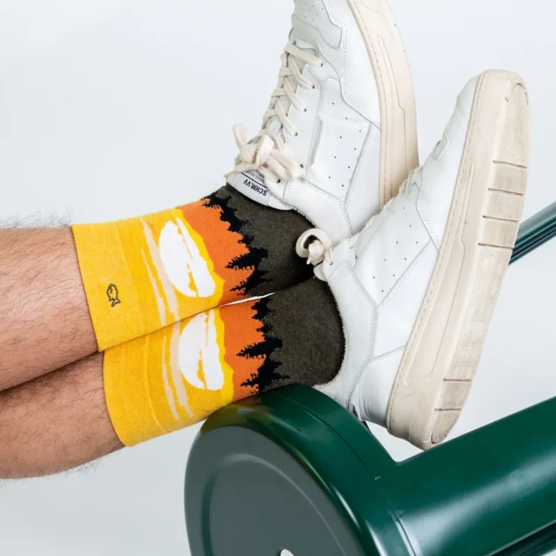 Chaussettes en coton peigné à motifs - Yosemite sold by Billybelt