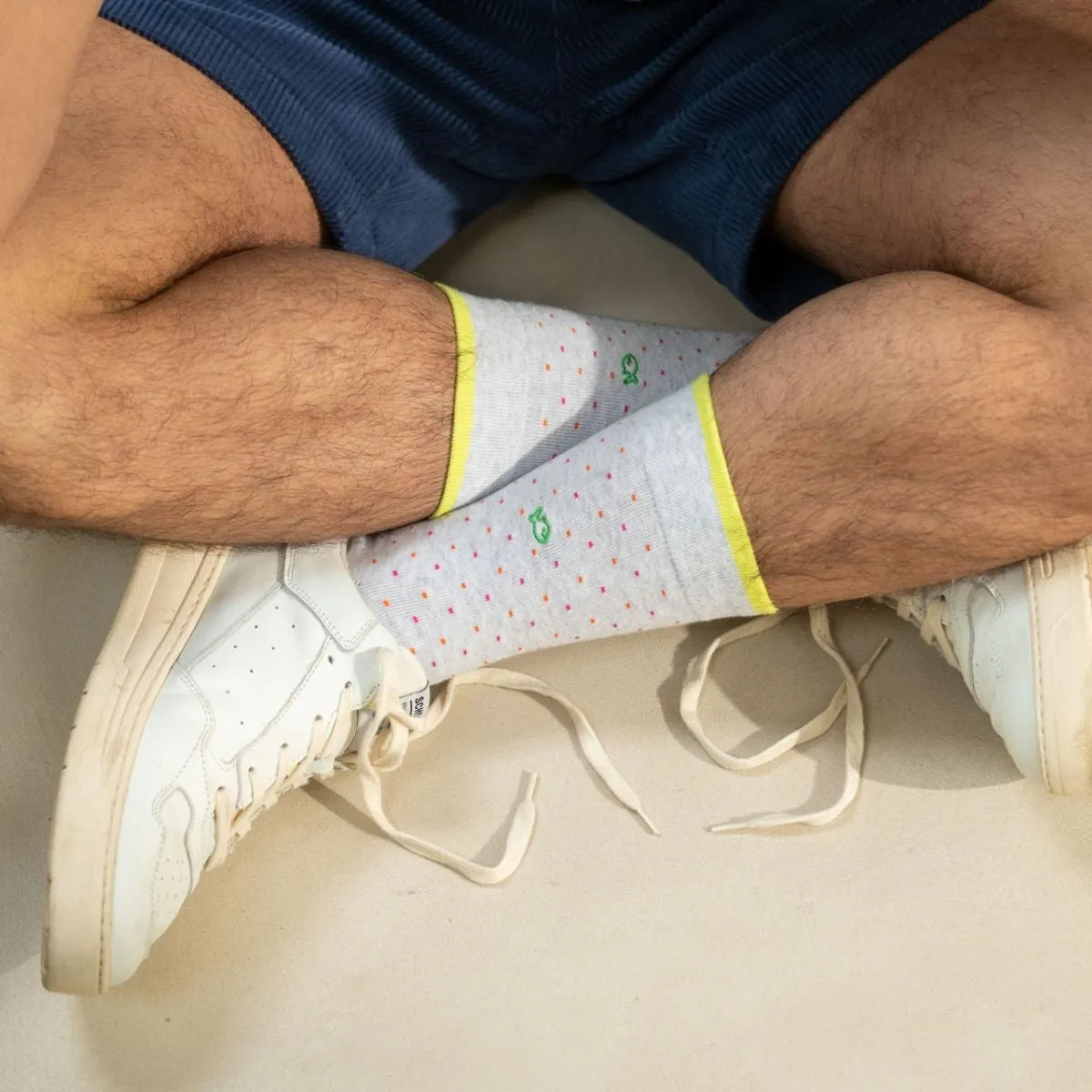 Chaussettes en coton peigné square - Pop sold by Billybelt