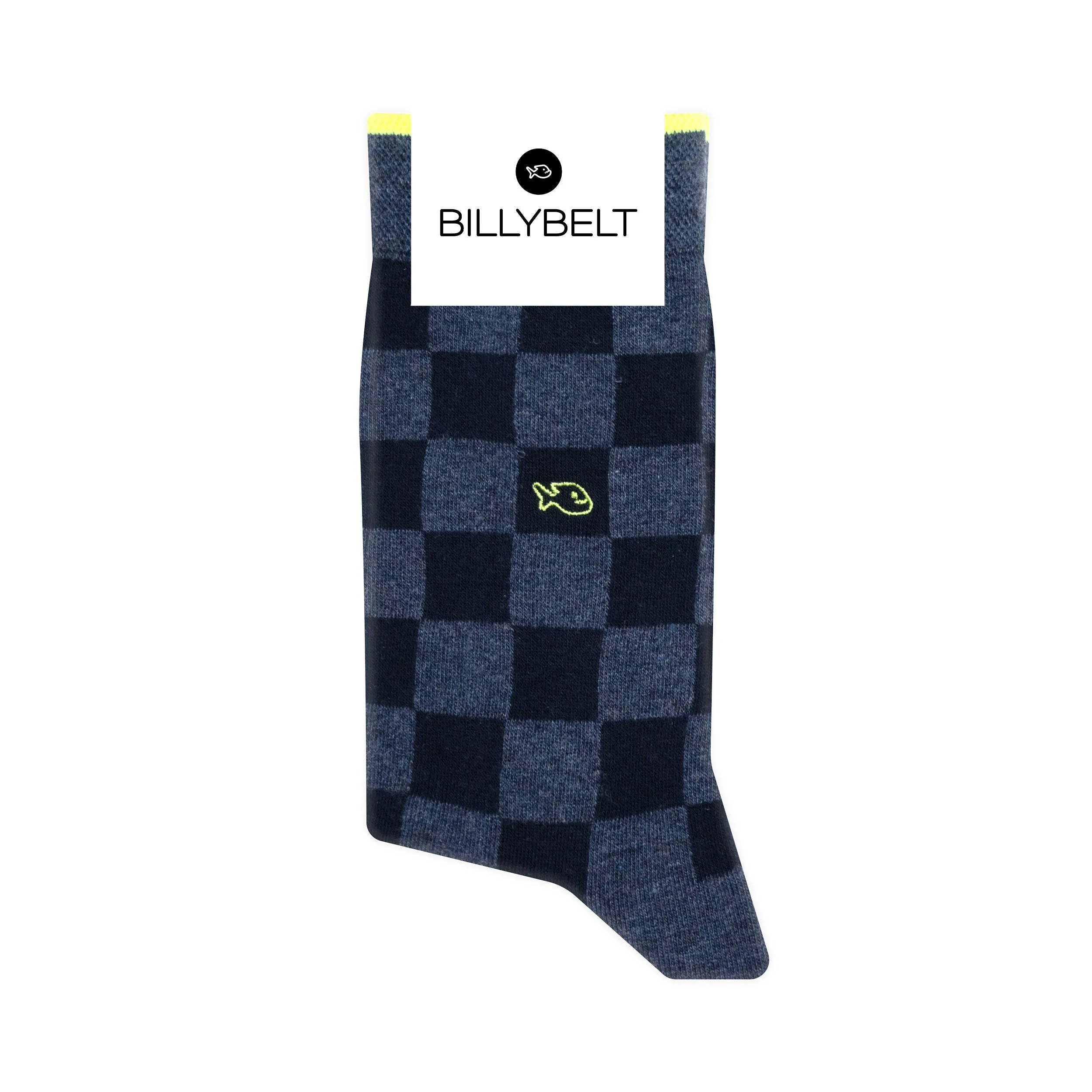 Chaussettes en coton peigné à carreaux - Hunaudières sold by Billybelt product image thumbnail 2