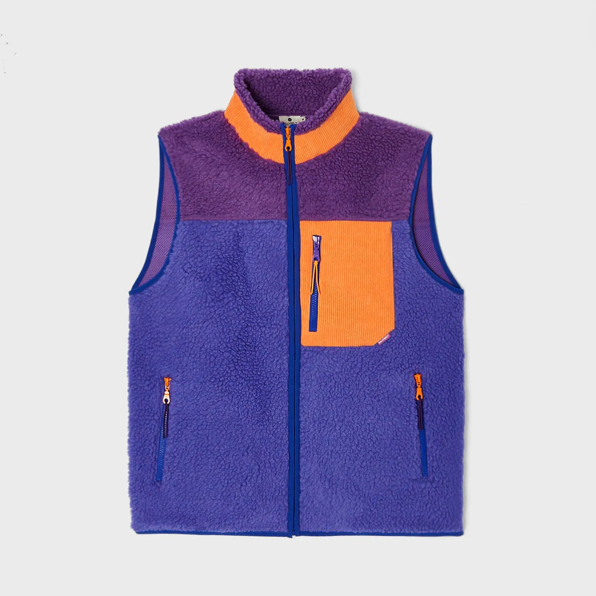 Veste sherpa mixte zippée sans manches Bubblegum sold by Billybelt product image thumbnail 2