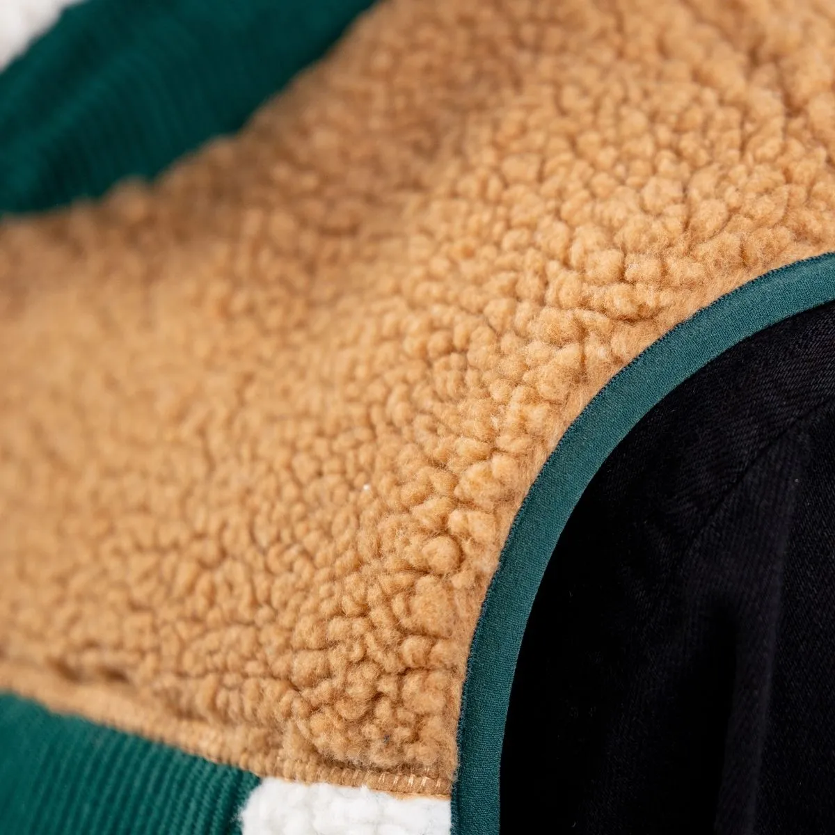 Veste sherpa mixte zippée sans manches Pistache sold by Billybelt product image thumbnail 5