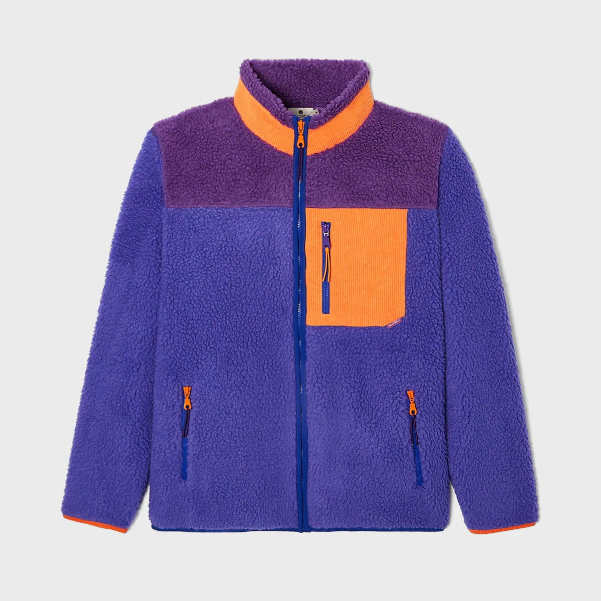 Veste en sherpa mixte zippée - Bubblegum sold by Billybelt product image thumbnail 2