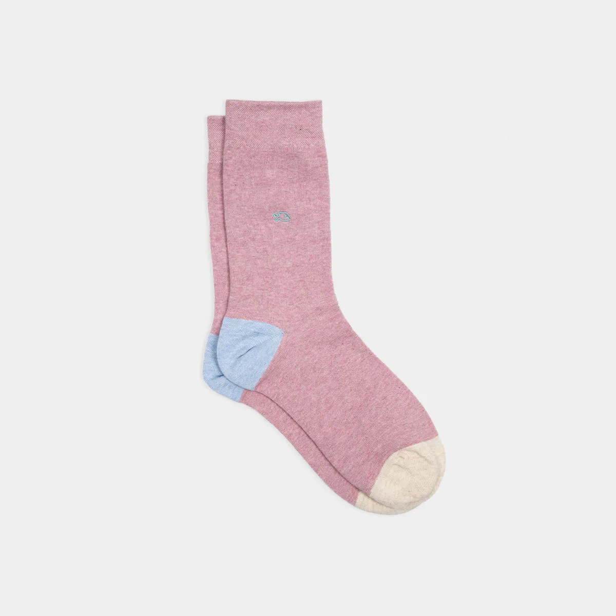 Chaussettes en coton peigné unies - Rose chiné sold by Billybelt product image thumbnail 2