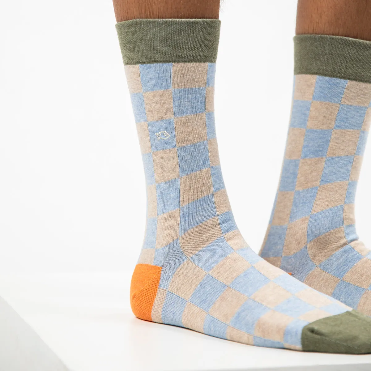 Chaussettes en coton peigné Carreaux - Monza sold by Billybelt product image thumbnail 3