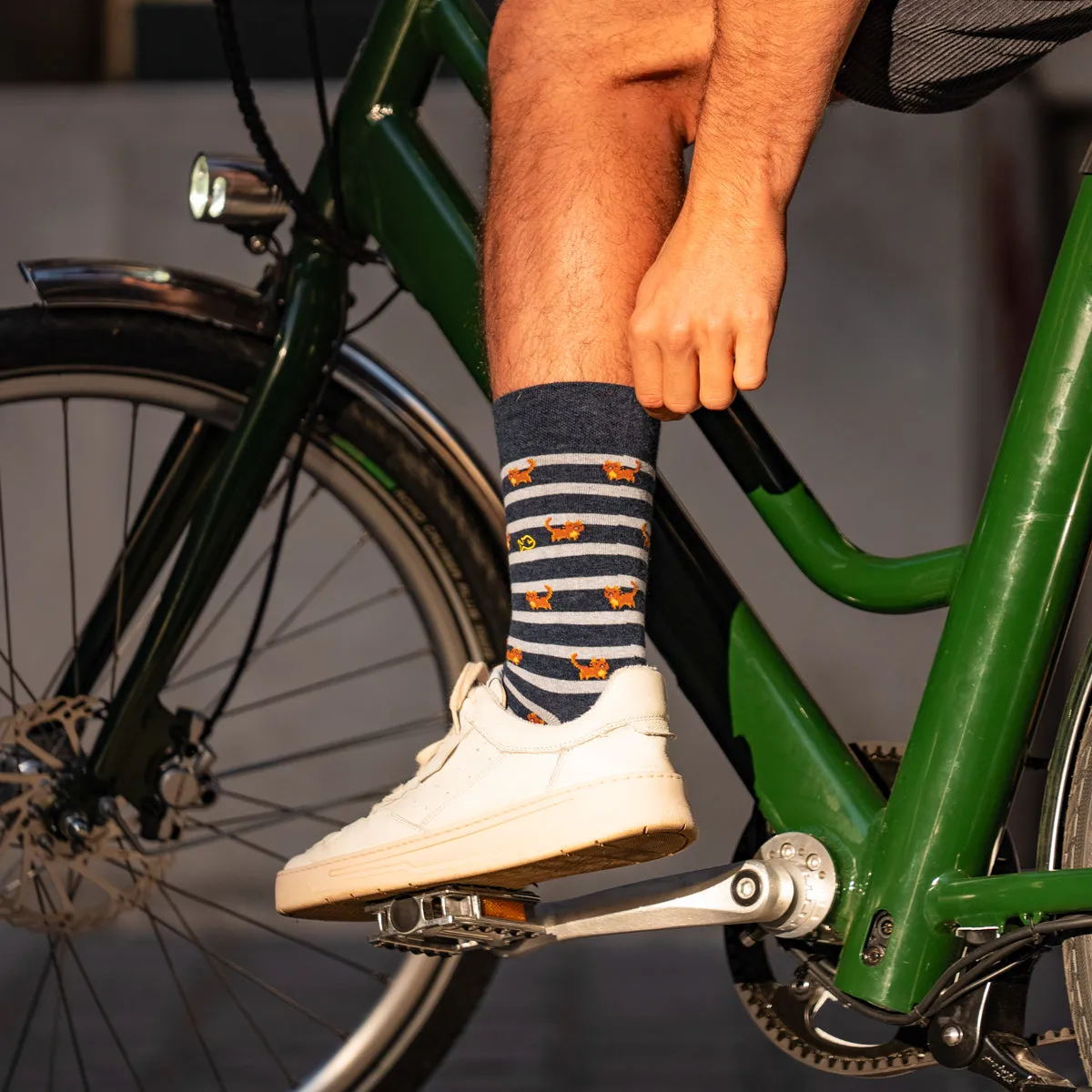 Chaussettes en coton peigné Animaux - Chat sold by Billybelt product image thumbnail 5