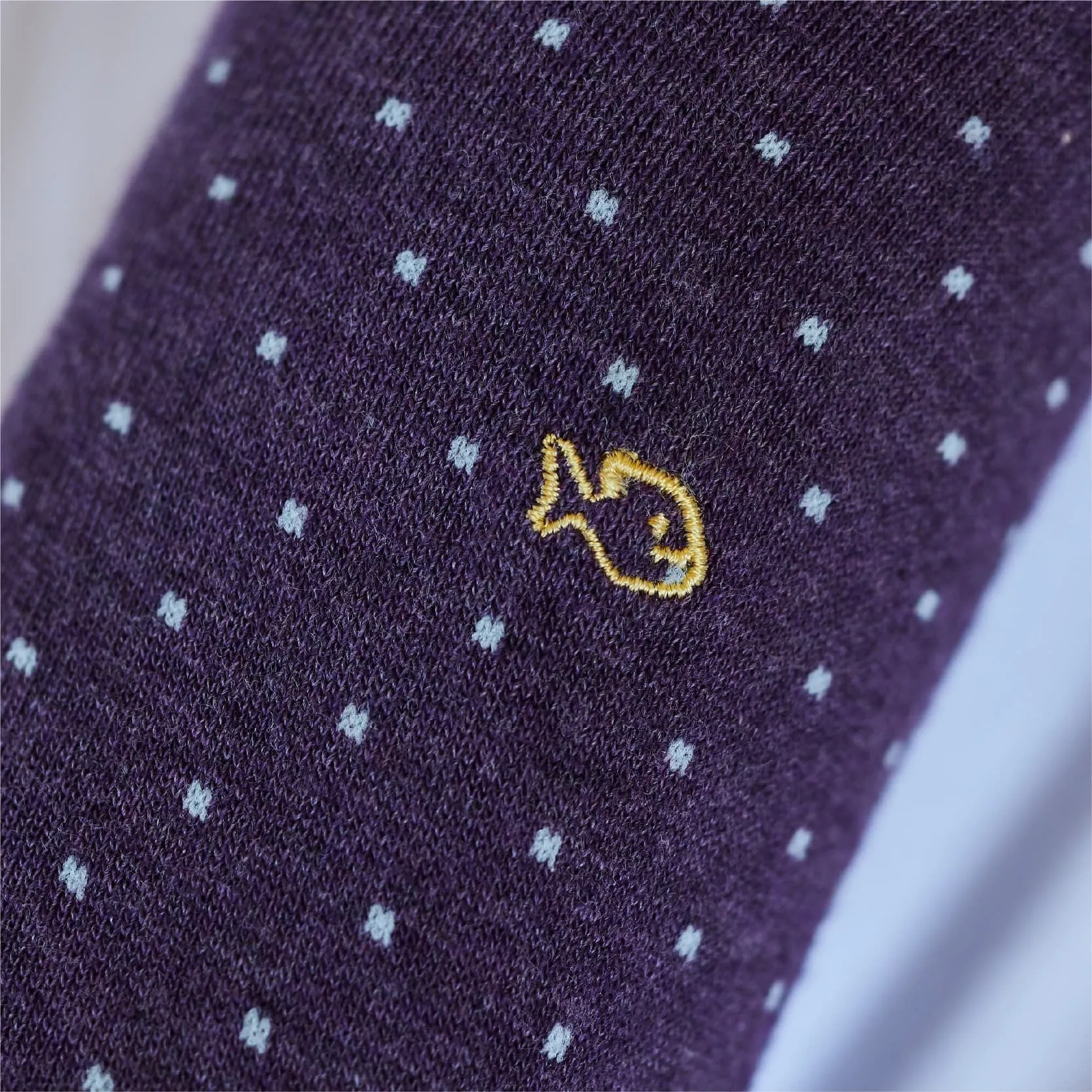 Chaussettes Violet Square en coton peigné sold by Billybelt product image thumbnail 3