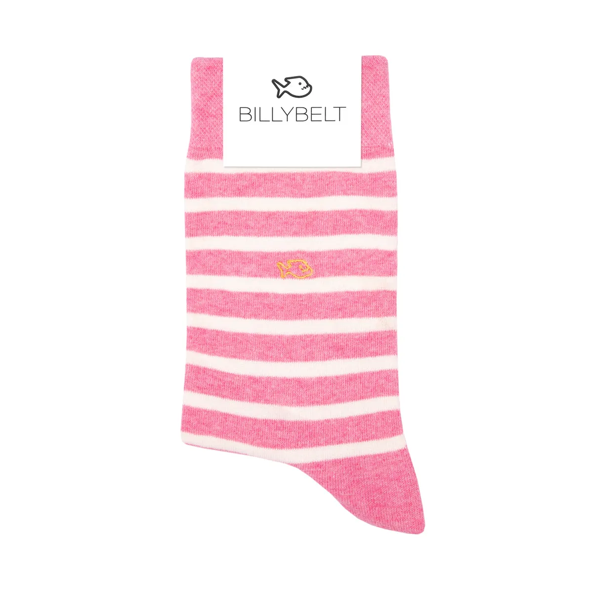 Chaussettes en coton peigné A rayures larges - Rose sold by Billybelt product image thumbnail 2