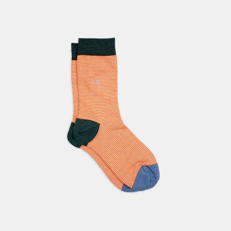 Chaussettes en coton peigné rayées - Audacieuse sold by Billybelt