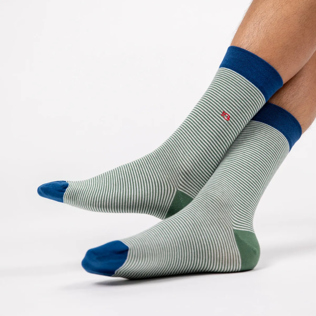 Chaussettes en coton peigné Rayées - Naturelle sold by Billybelt product image thumbnail 2