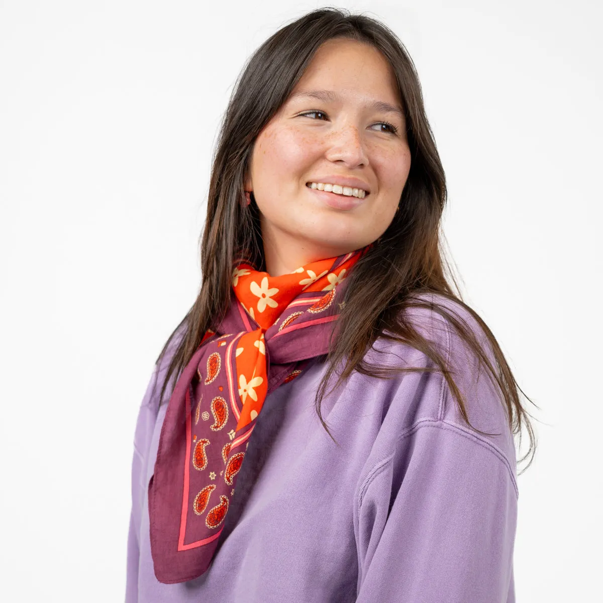 Foulard 100% coton biologique Célestine sold by Billybelt
