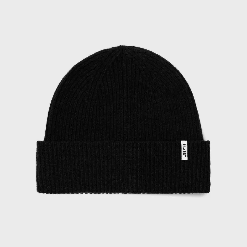 Bonnet en 100% laine d'agneau - Noir made by Billybelt