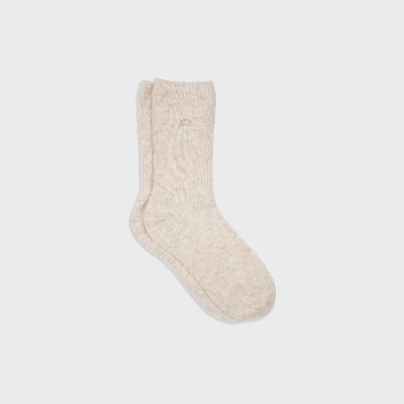Chaussettes en laine avec angora Beige sold by Billybelt