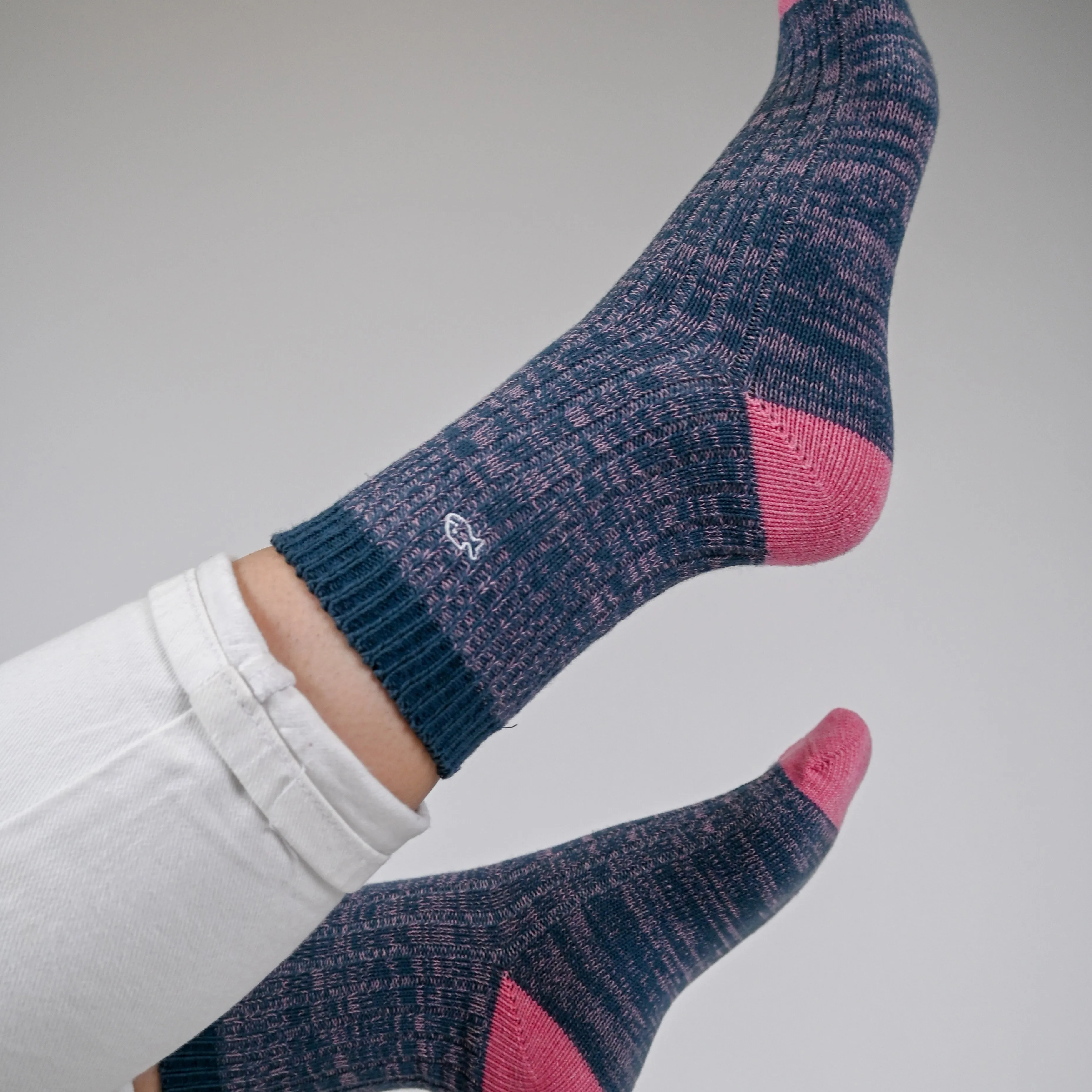 Chaussettes en coton épais Club - Bleu et rose sold by Billybelt product image thumbnail 2