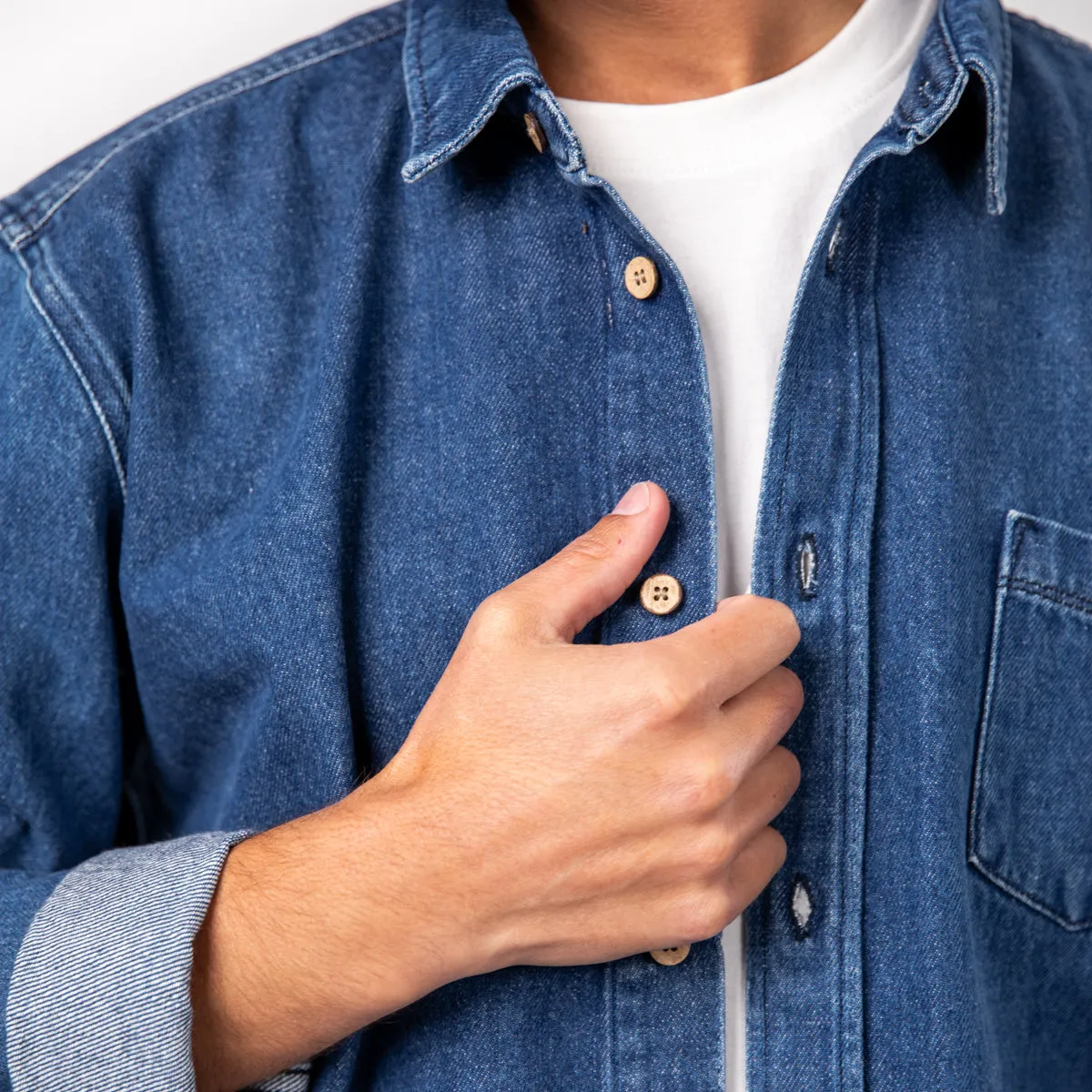 Surchemise en denim - Denim Stone sold by Billybelt product image thumbnail 3
