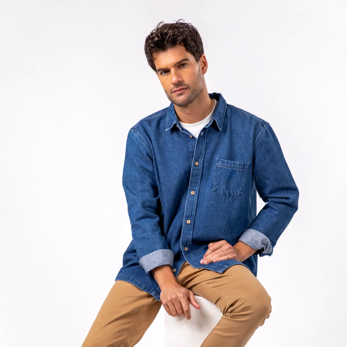 Surchemise en denim - Denim Stone sold by Billybelt product image thumbnail 2