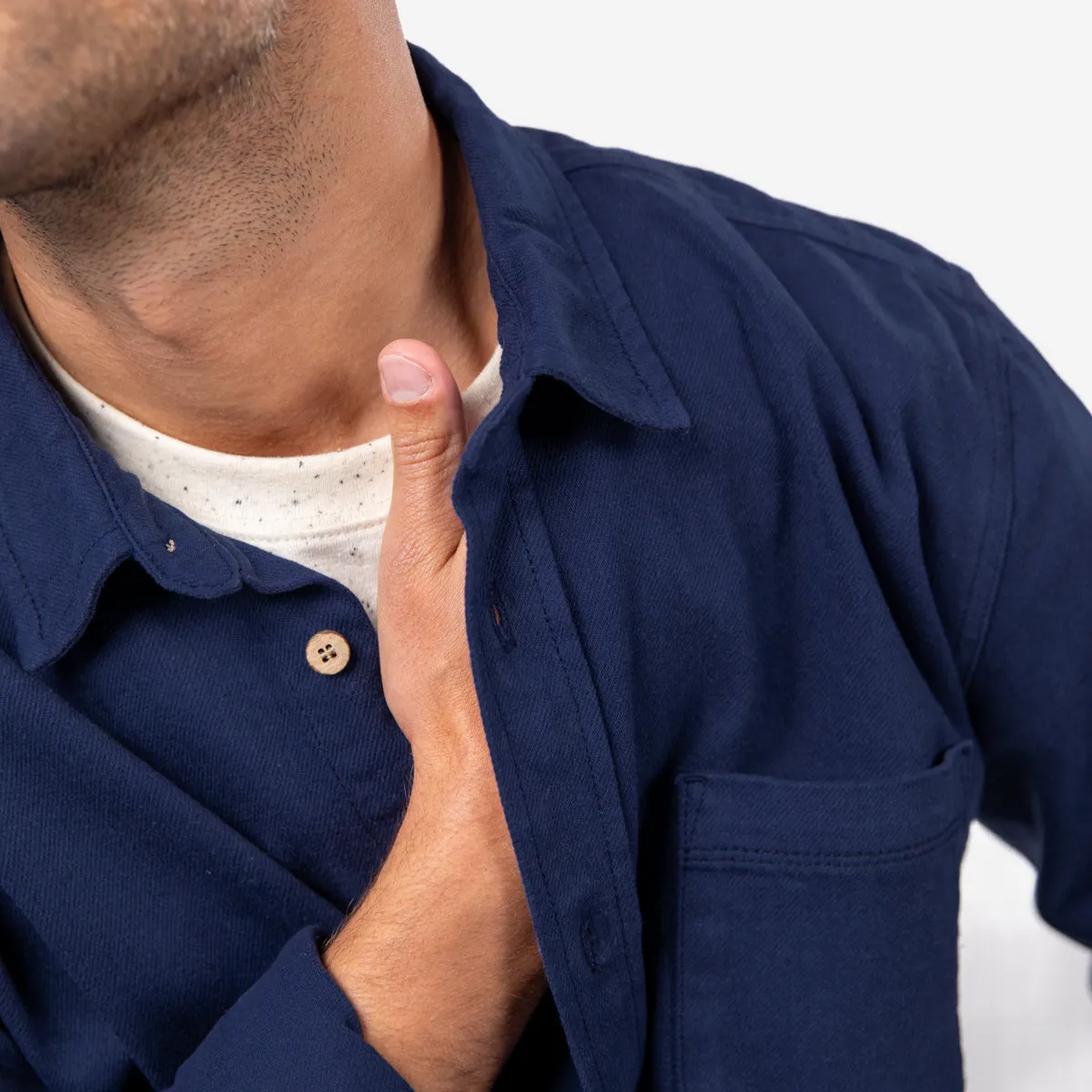 Surchemise en denim - Marine sold by Billybelt product image thumbnail 3