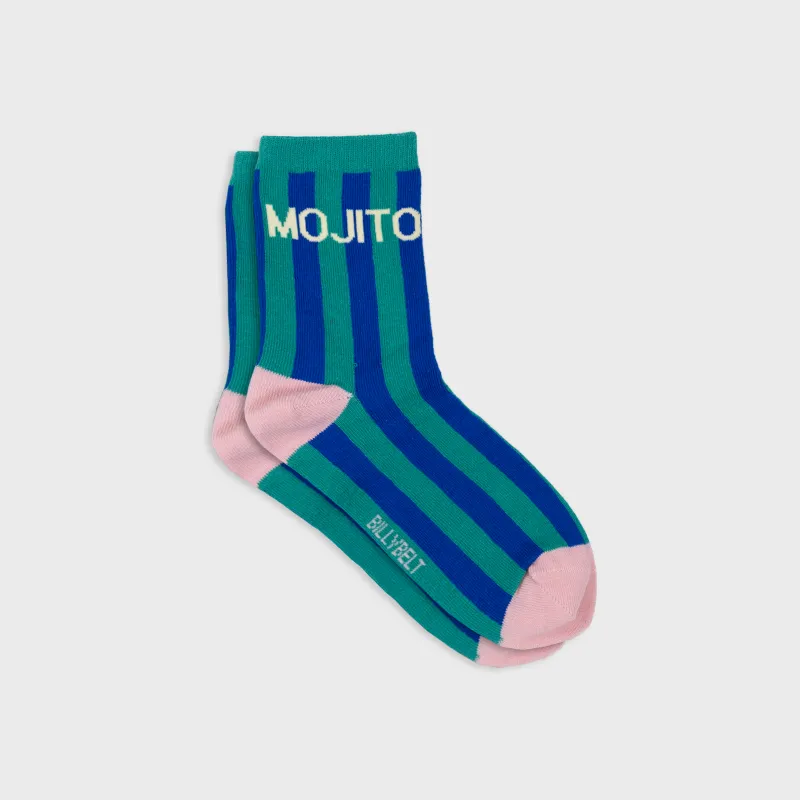 Chaussettes en coton peigné Rayées - Mojito sold by Billybelt
