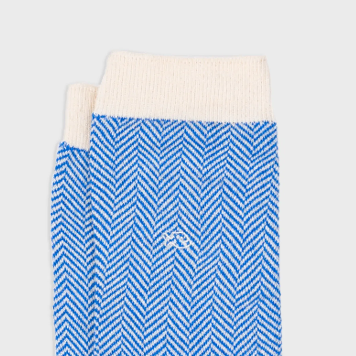 Chaussettes en coton peigné chevrons - Merle bleu sold by Billybelt product image thumbnail 5