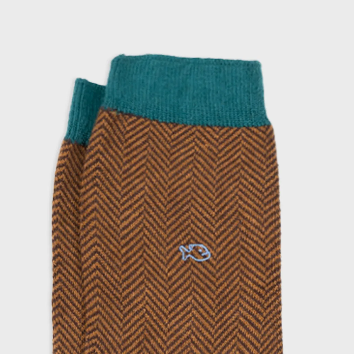 Chaussettes en coton peigné chevrons - Epicéa sold by Billybelt product image thumbnail 3