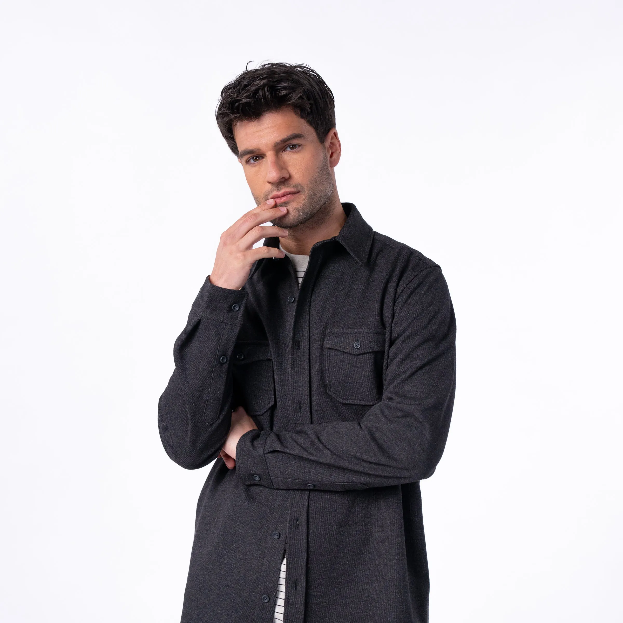 Surchemise en maille infroissable - Noir sold by Billybelt product image thumbnail 3