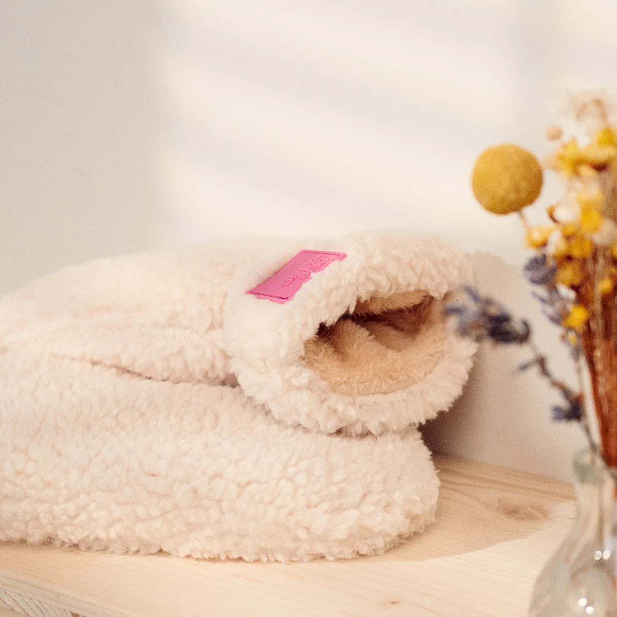 Moufles sherpa en polaire - Beige sold by Billybelt