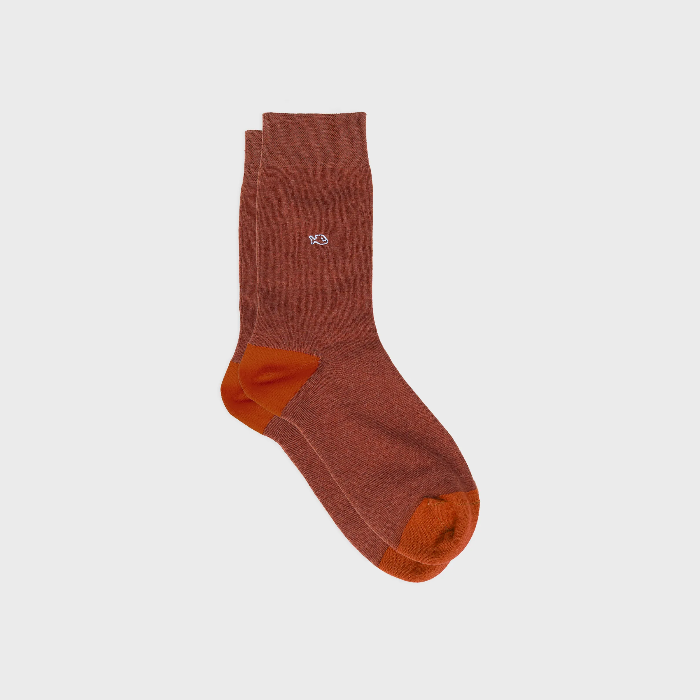 Chaussettes en coton peigné unies - Rouge chiné sold by Billybelt product image thumbnail 2