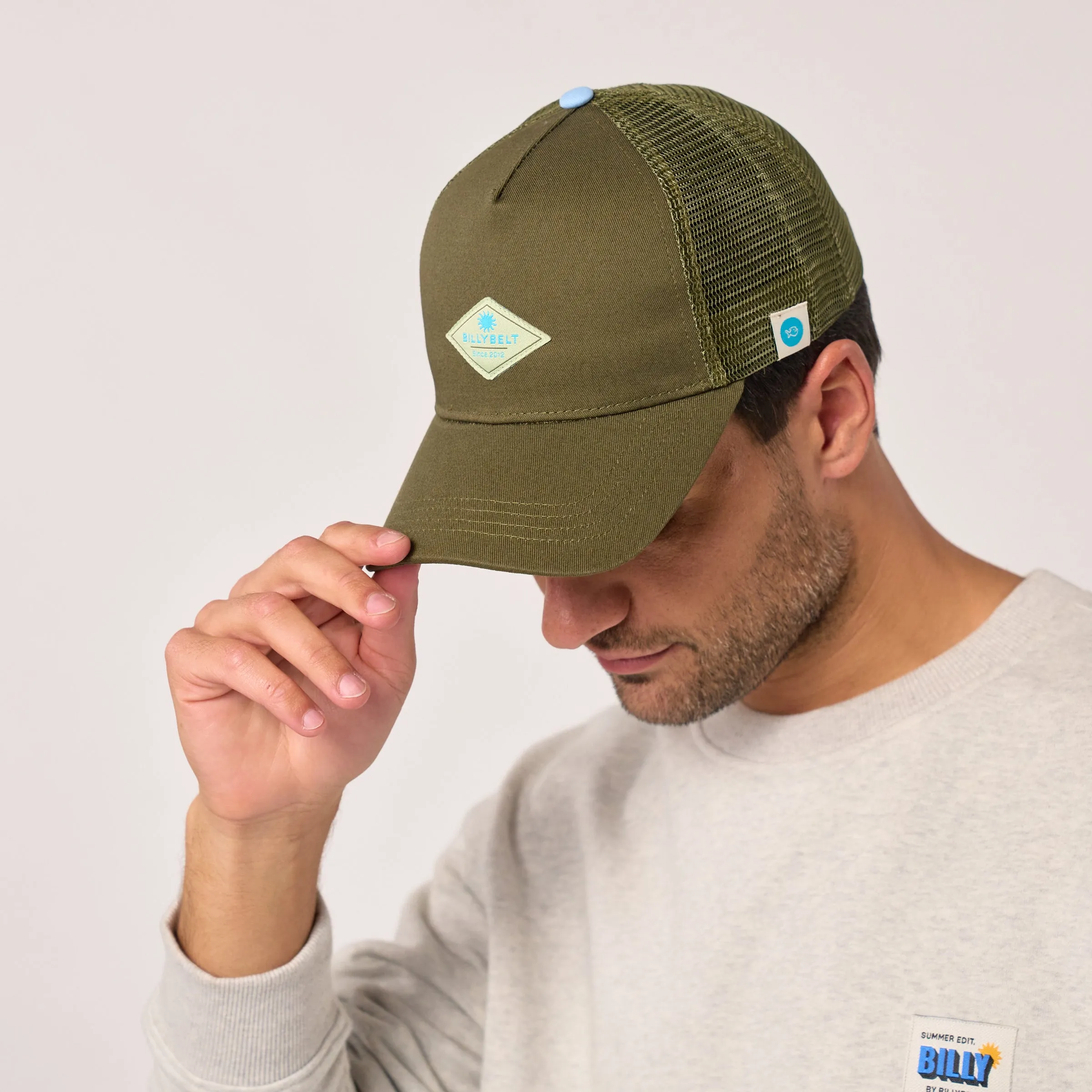 Casquette en coton Trucker - Kaki sold by Billybelt