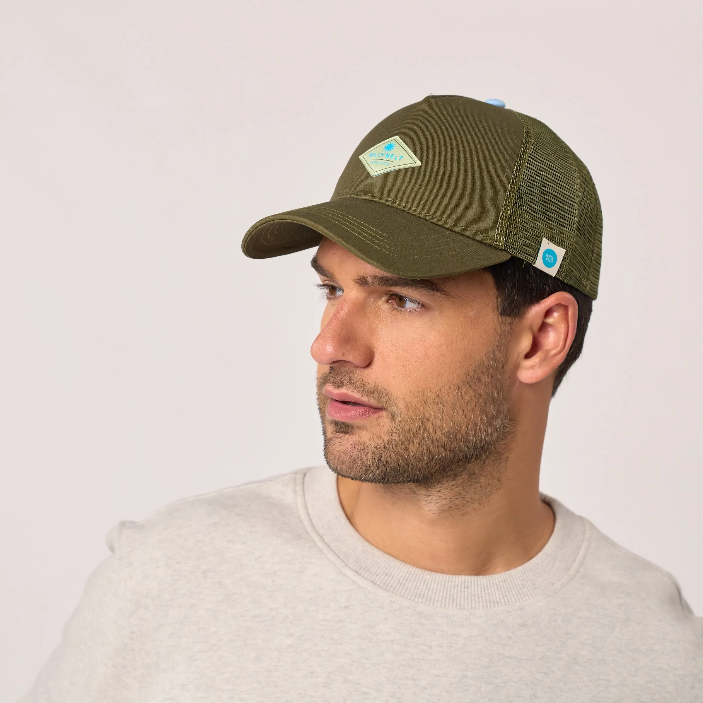 Casquette en coton Trucker - Kaki sold by Billybelt product image thumbnail 3