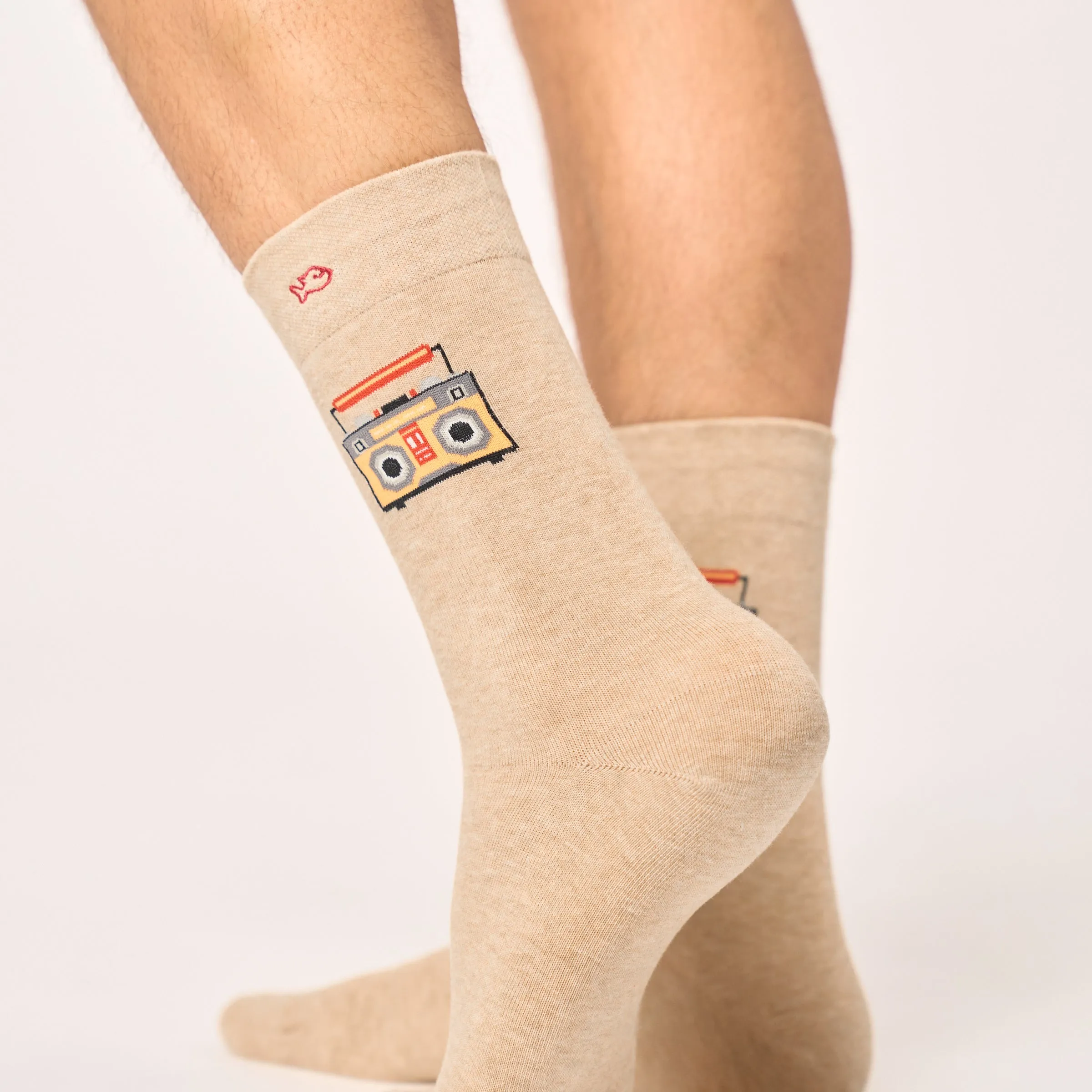 Chaussettes en coton peigné A motifs - Boombox sold by Billybelt product image thumbnail 3