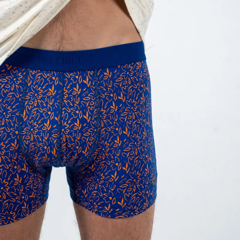 Boxer en coton bio - Flower power sold by Billybelt