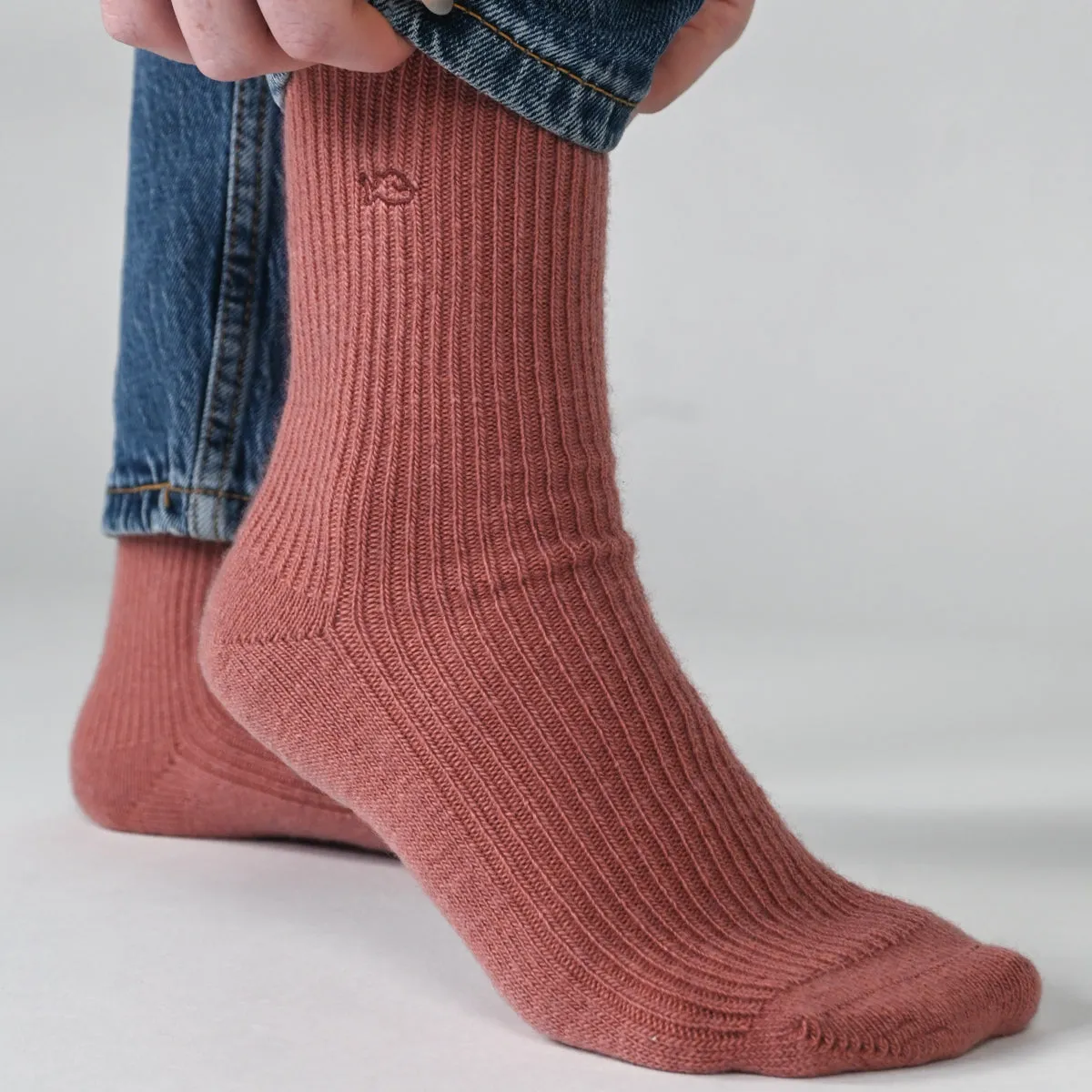 Chaussettes en laine avec angora - Bois de rose sold by Billybelt product image thumbnail 4