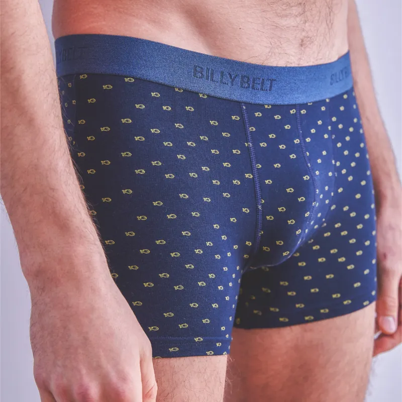 Boxer en coton biologique Billy yellow sold by Billybelt