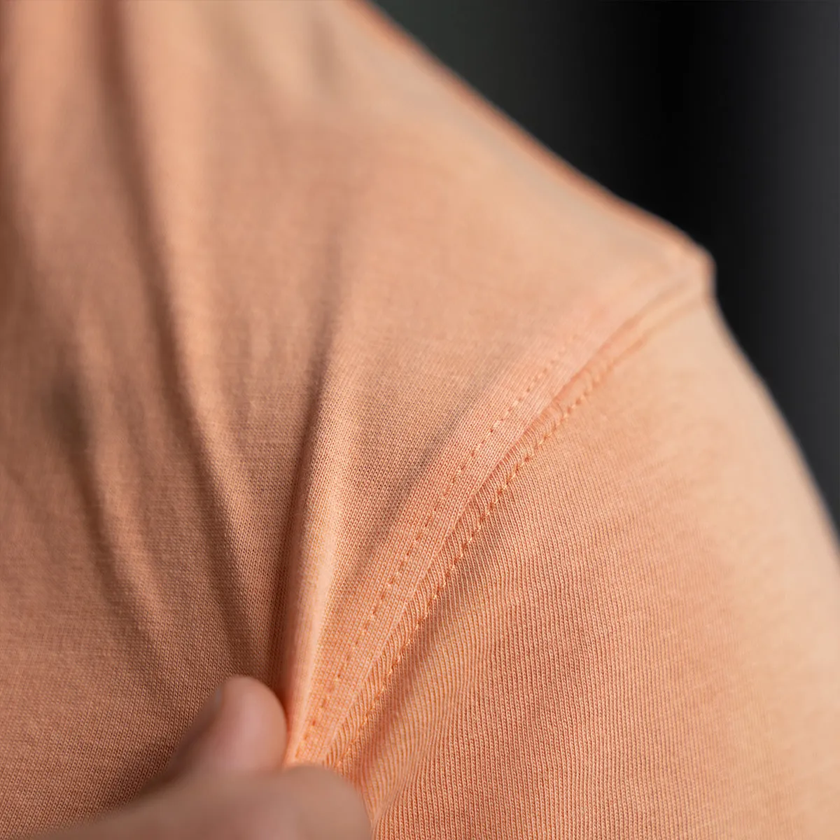 T-shirt 100% coton biologique Garment dye - Orange sold by Billybelt product image thumbnail 4