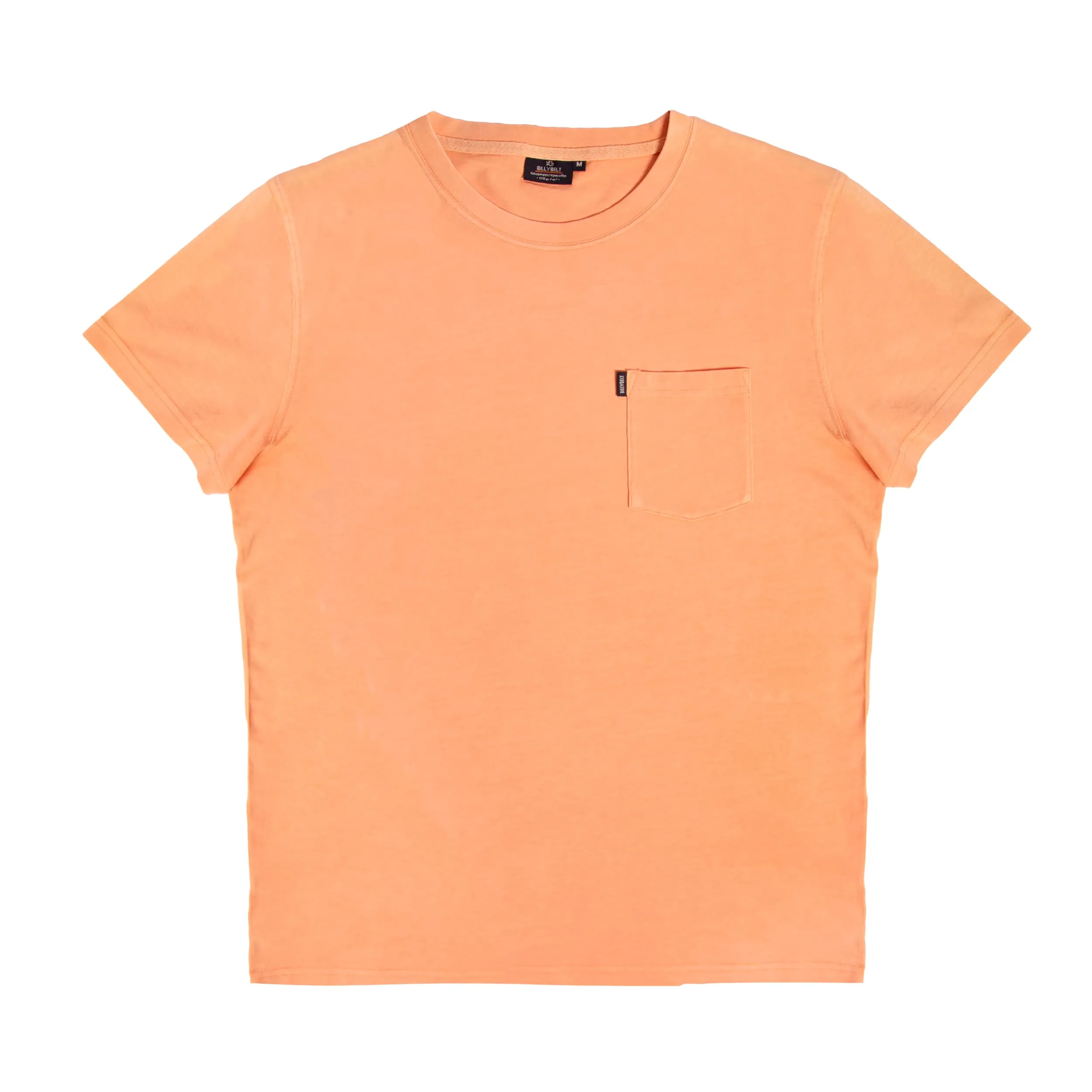 T-shirt 100% coton biologique Garment dye - Orange sold by Billybelt product image thumbnail 2
