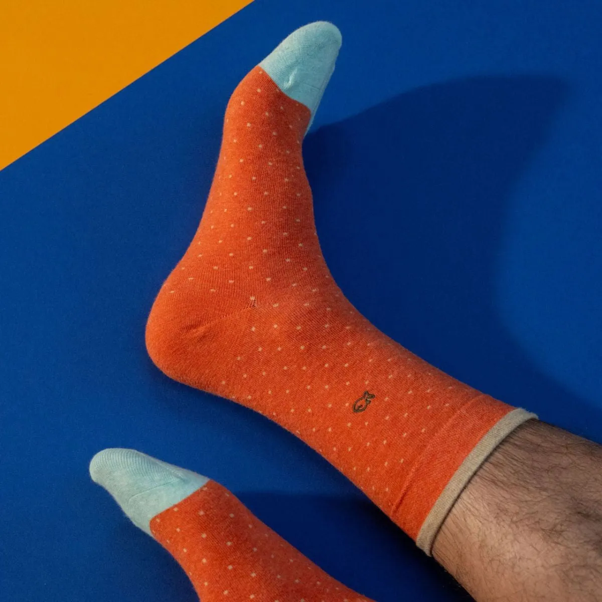 Chaussettes en coton peigné square - Pêche sold by Billybelt product image thumbnail 4