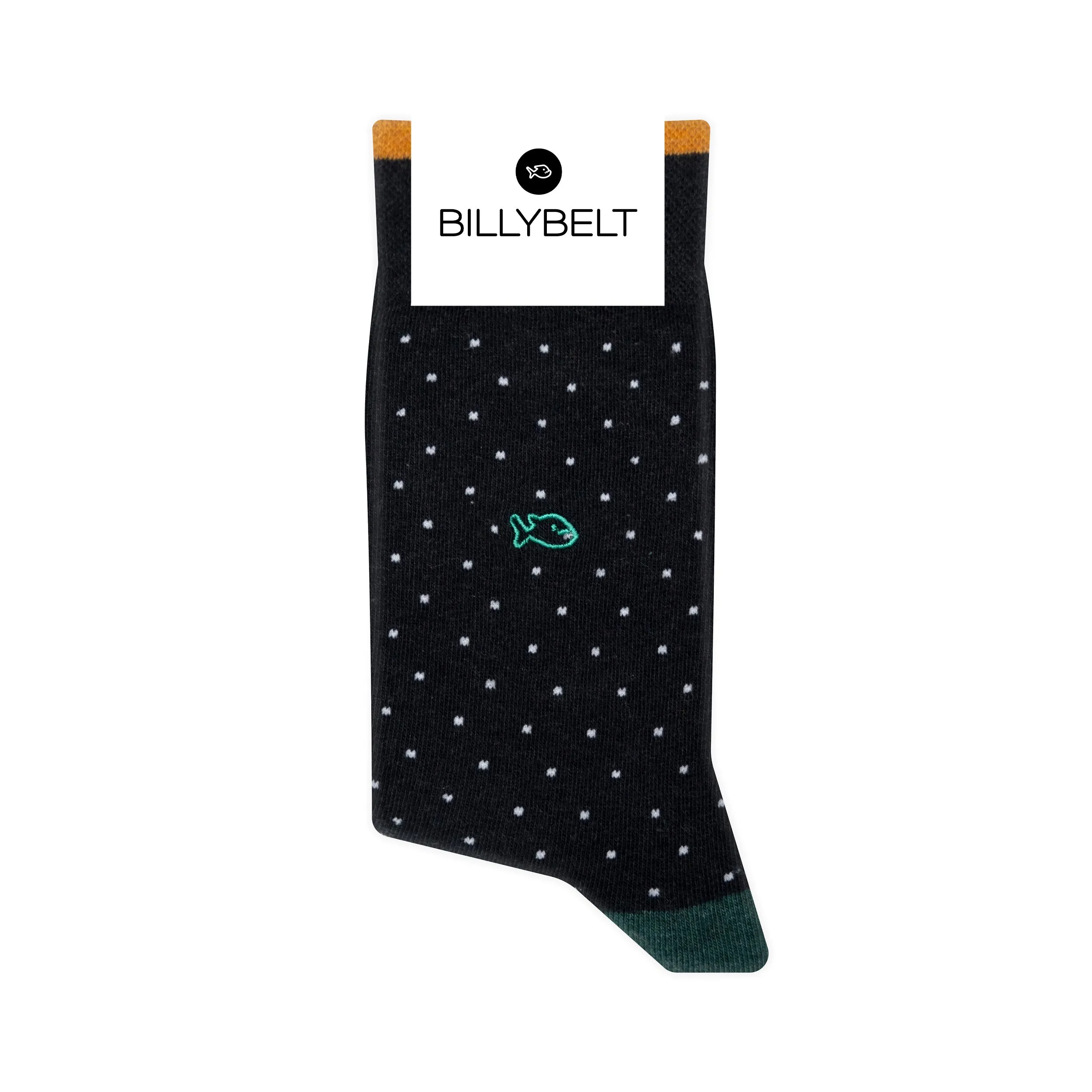 Chaussettes en coton peigné square - Poivre sold by Billybelt product image thumbnail 2