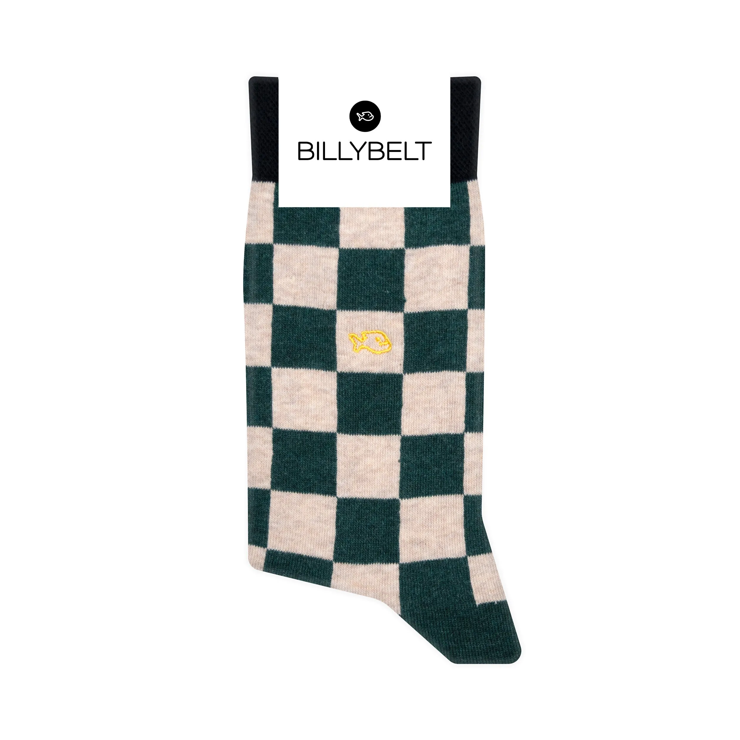 Chaussettes en coton peigné à carreaux - Tourist trophy sold by Billybelt product image thumbnail 2