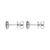 18ct White Gold 0.52ct Ruby Diamond Oval Stud Earrings sold by Jura Watches
