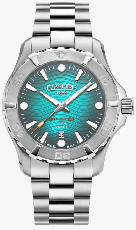 Roamer Deep Sea 200 Marine Blue Watch sold by Jura Watches