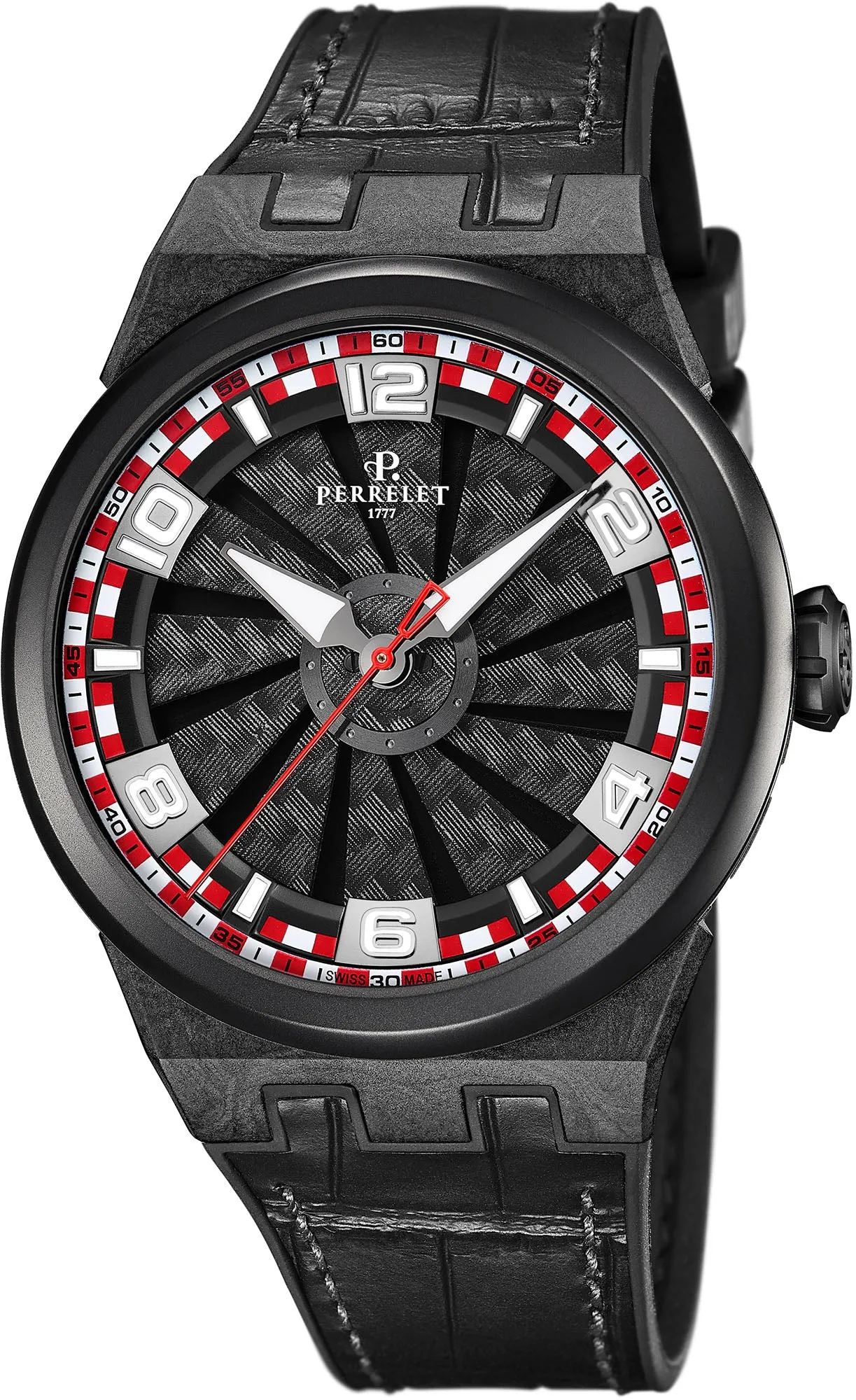 Perrelet Turbine Racing Carbon Watch sold by Jura Watches