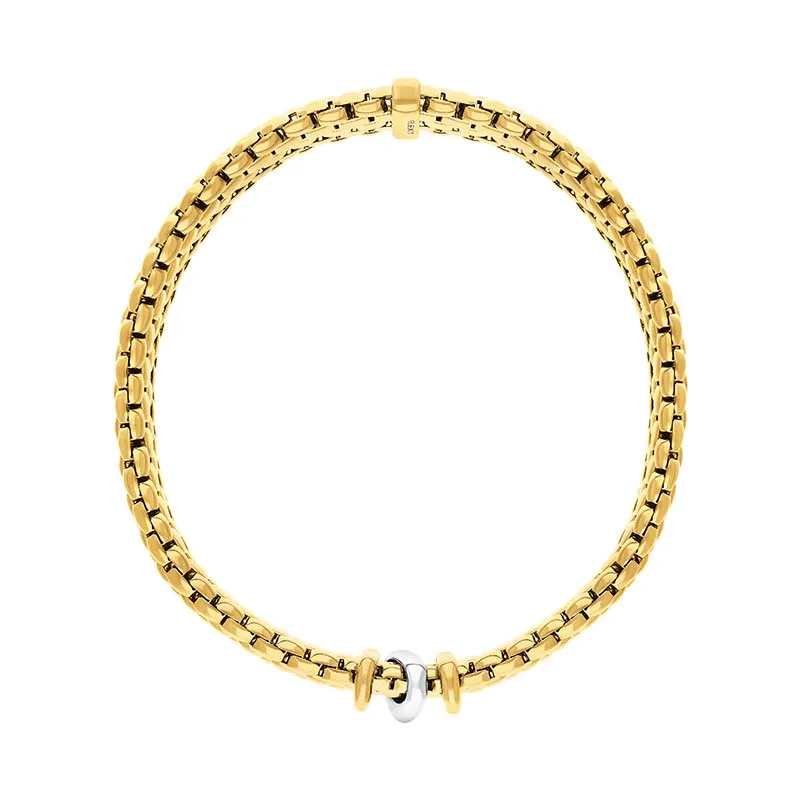 Fope Panorama 18ct Yellow Gold Flexible Bracelet sold by Jura Watches product image thumbnail 2
