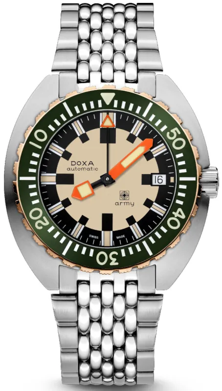 Doxa Dive Army Watch made by Jura Watches