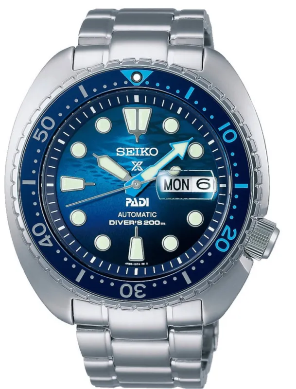 Seiko Prospex Great Blue King Turtle PADI Watch sold by Jura Watches