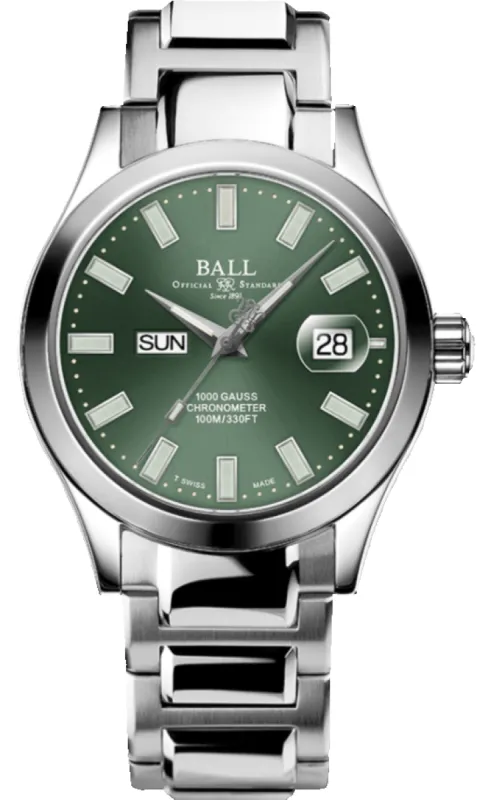 Ball Watch Company Engineer III Marvelight Chronometer Day Date Watch sold by Jura Watches