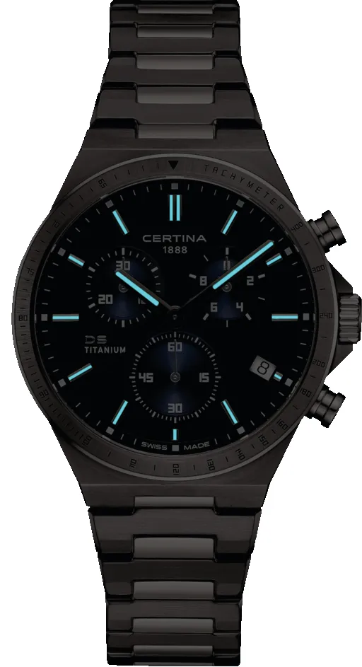 Certina DS-7 Chronograph Titanium Watch sold by Jura Watches product image thumbnail 2