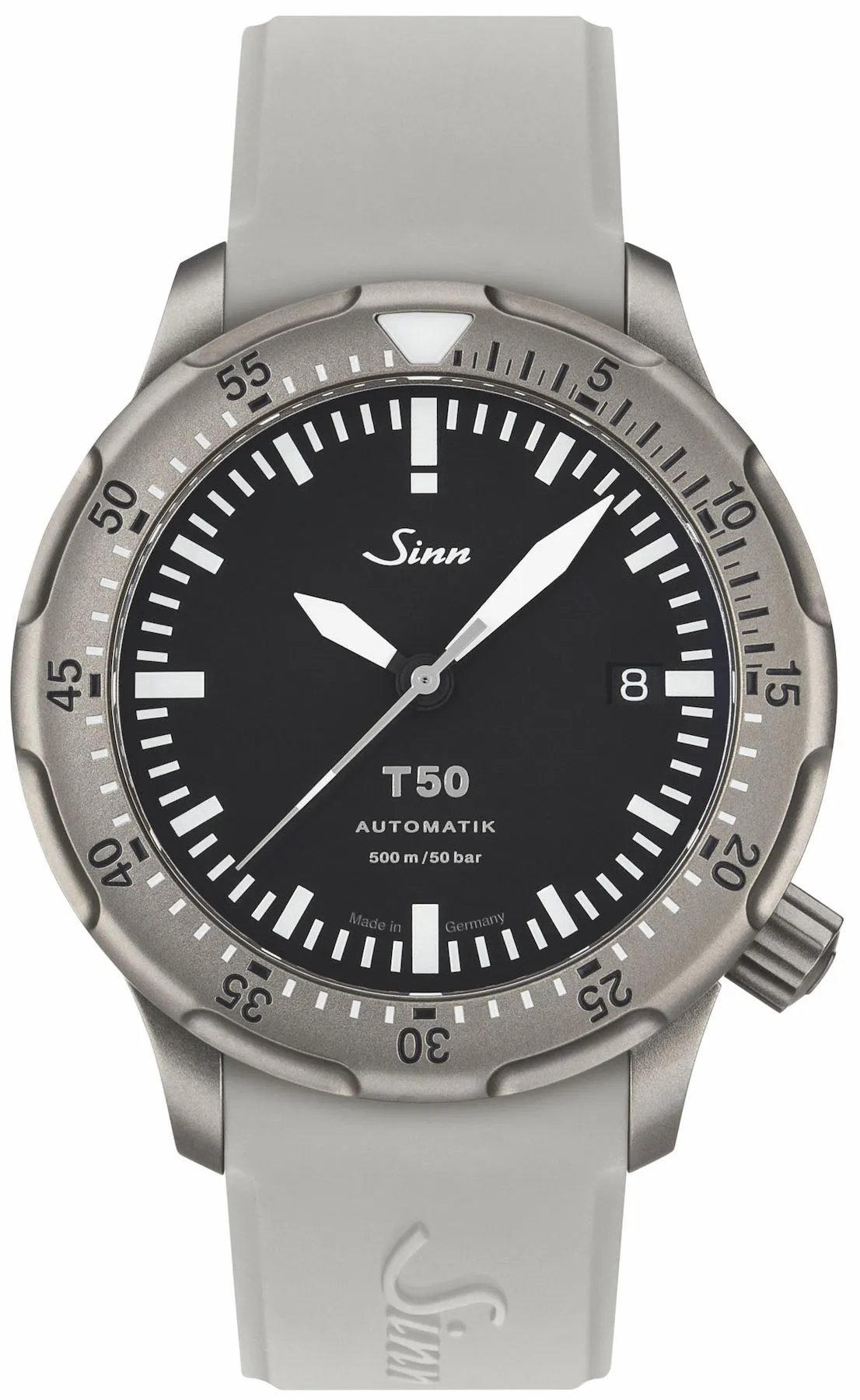 Sinn T50 White Silicone Watch sold by Jura Watches