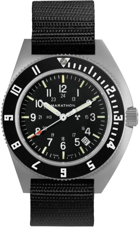 Marathon Steel Navigator Ballistic Nylon Watch sold by Jura Watches