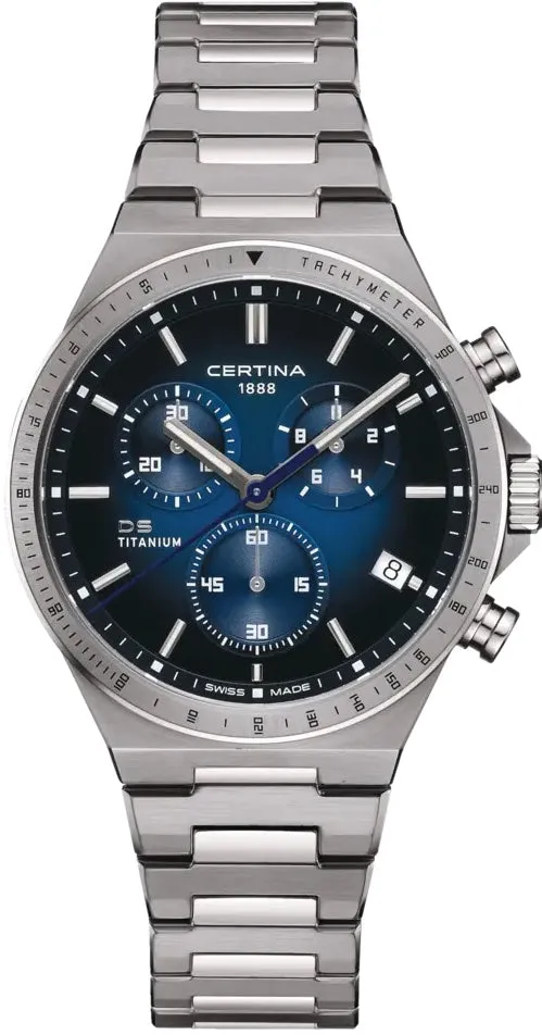 Certina DS-7 Chronograph Titanium Watch sold by Jura Watches